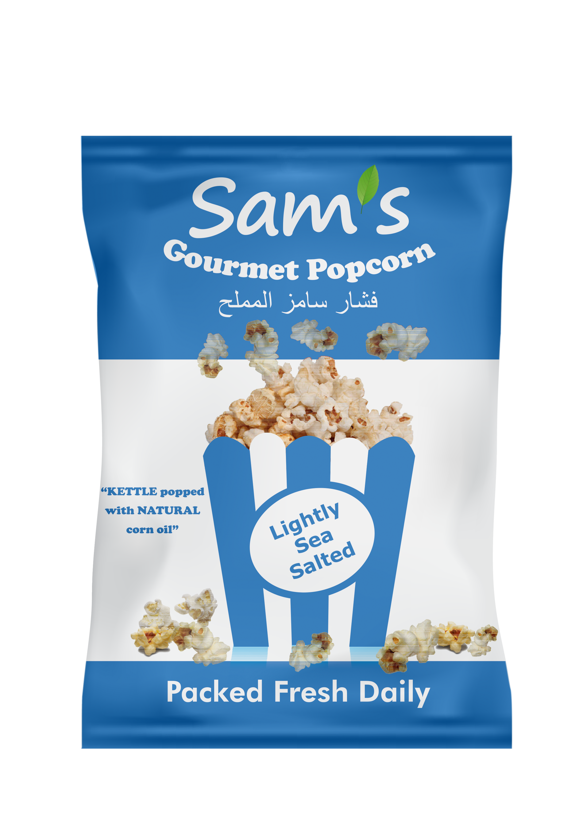 Sam’s Lightly Sea Salted Popcorn 20 x 40g Sams Gourmet Foods